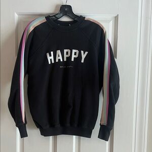 Spiritual Gangster Black 'Happy' Sweatshirt